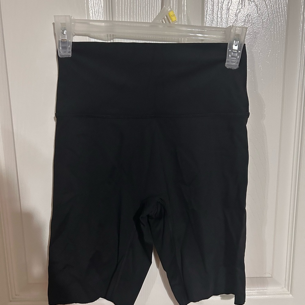 Aerie Highwaisted Black Bike Shorts with High Waistband